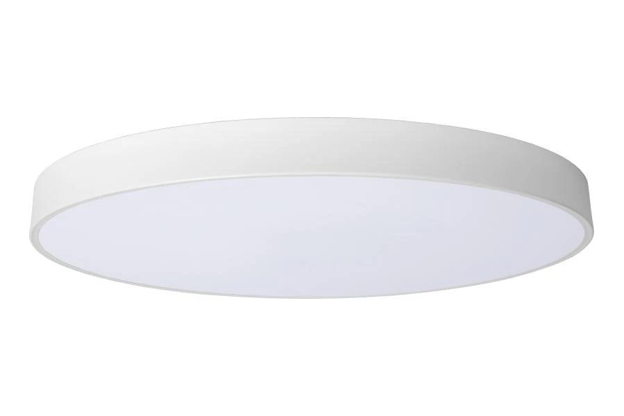 Lucide UNAR - Flush ceiling light - Ø 60 cm- LED 3 StepDim - 1x60W 2700K - White - turned off